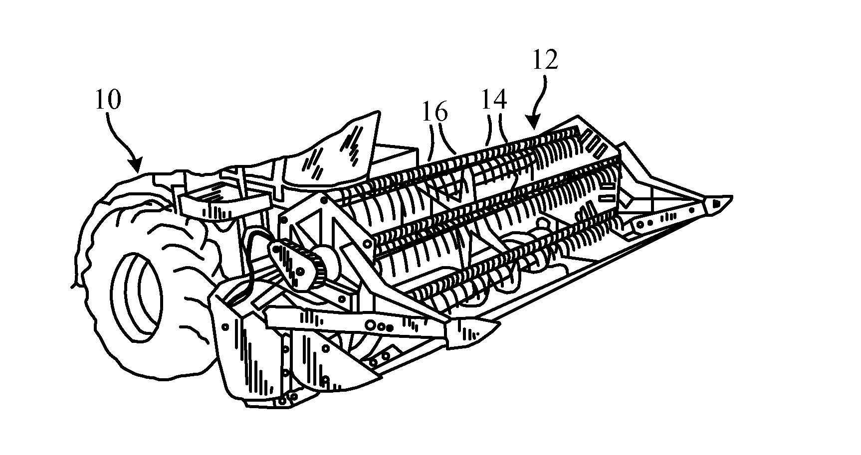 Multi-prong conversion tine for a harvester reel