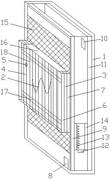 A glass curtain wall with steel structure for purifying indoor air