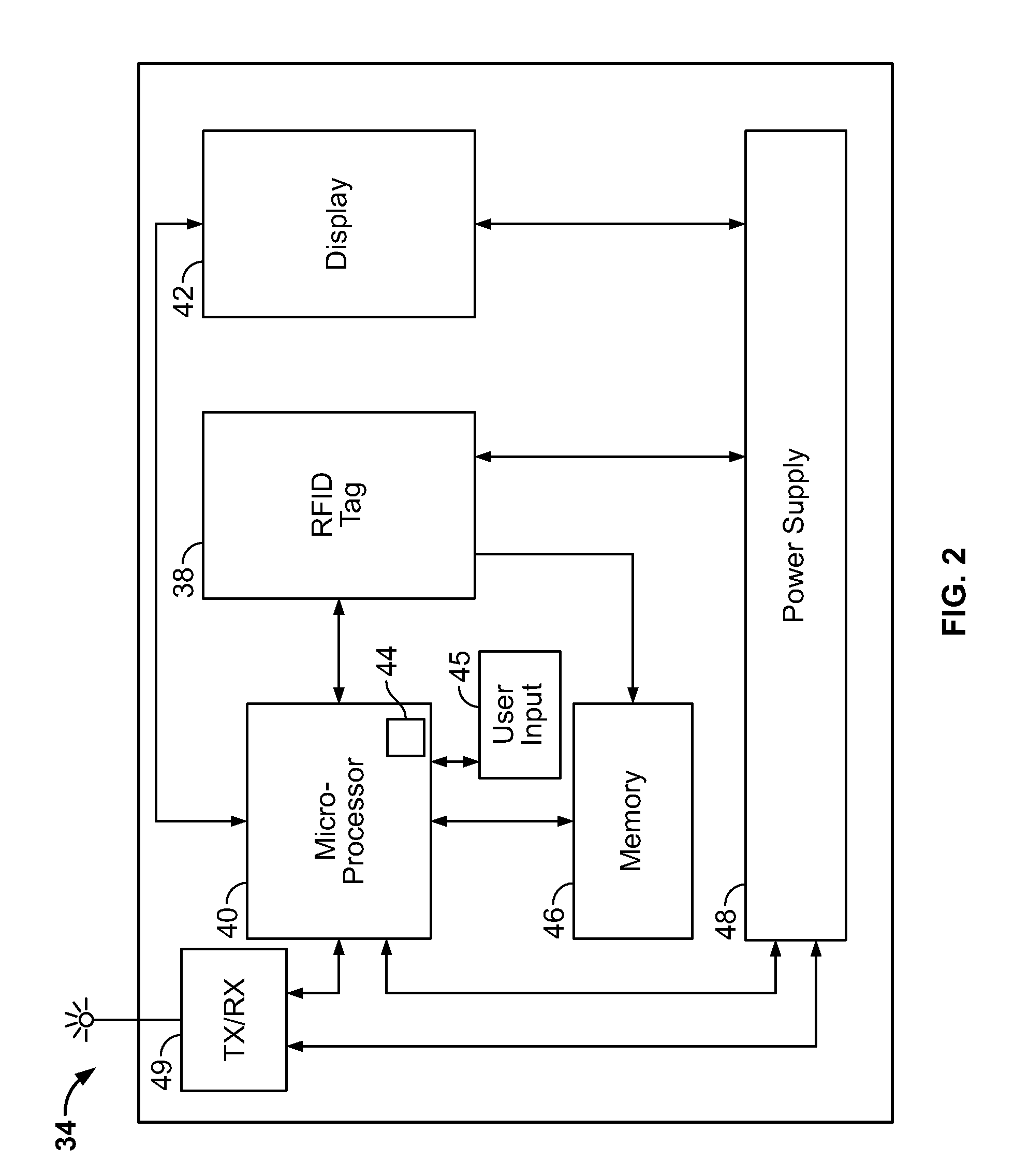 RFID triggered personal athletic device