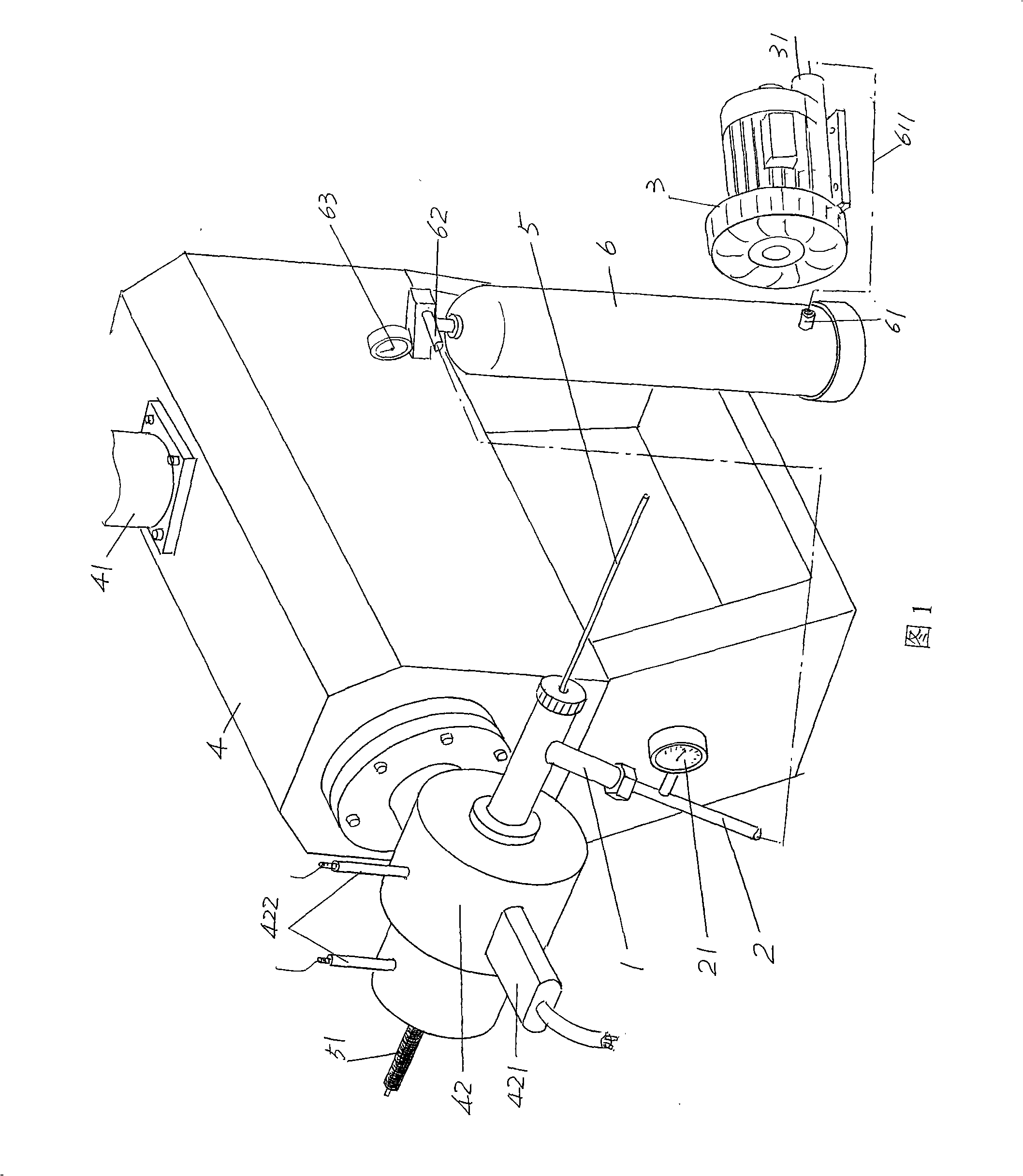 Vacuum apparatus for conductor jostling sheath machine