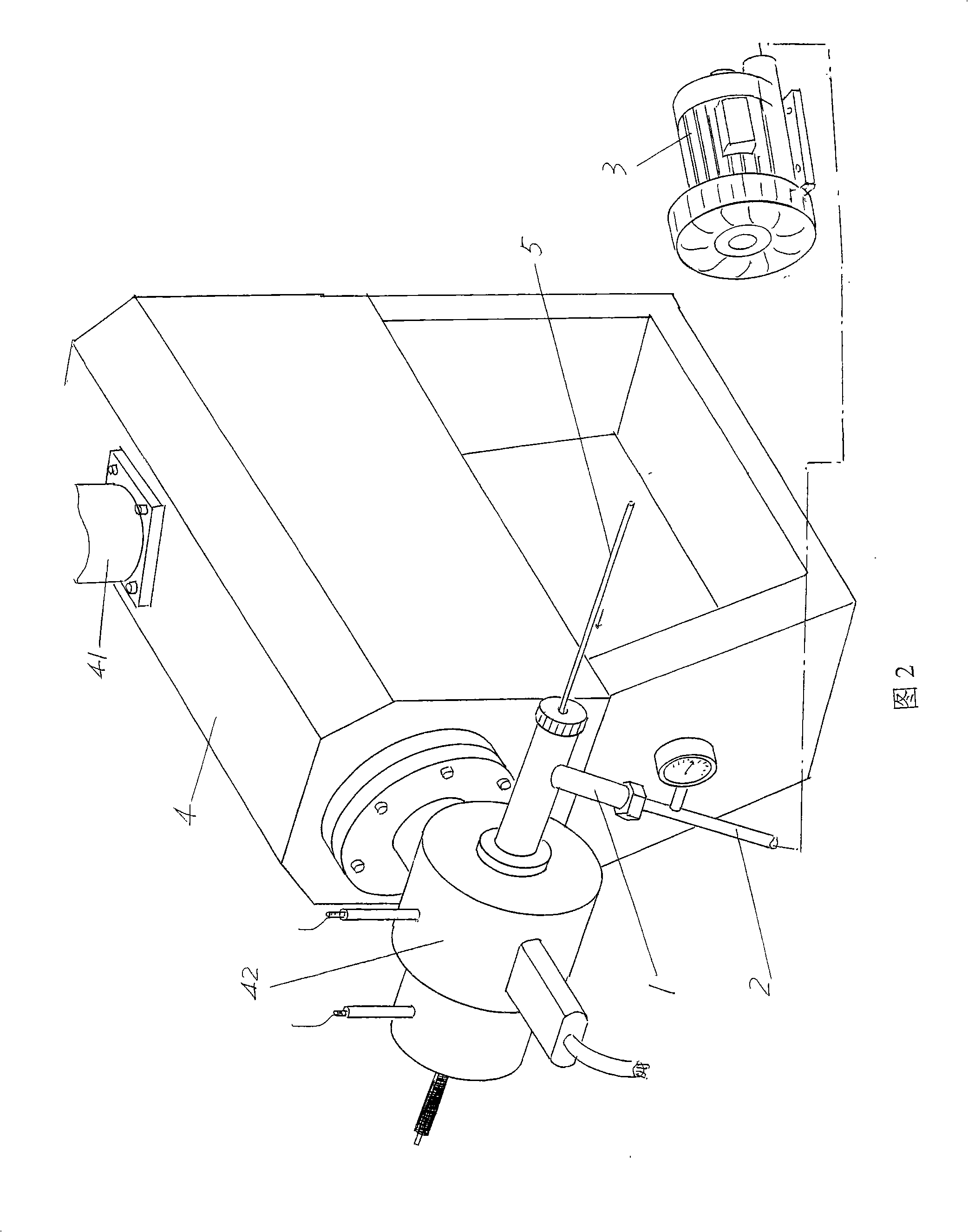 Vacuum apparatus for conductor jostling sheath machine