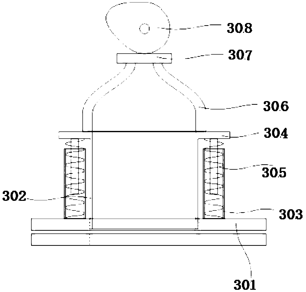 Automatic-stuffing-supply wonton producing device