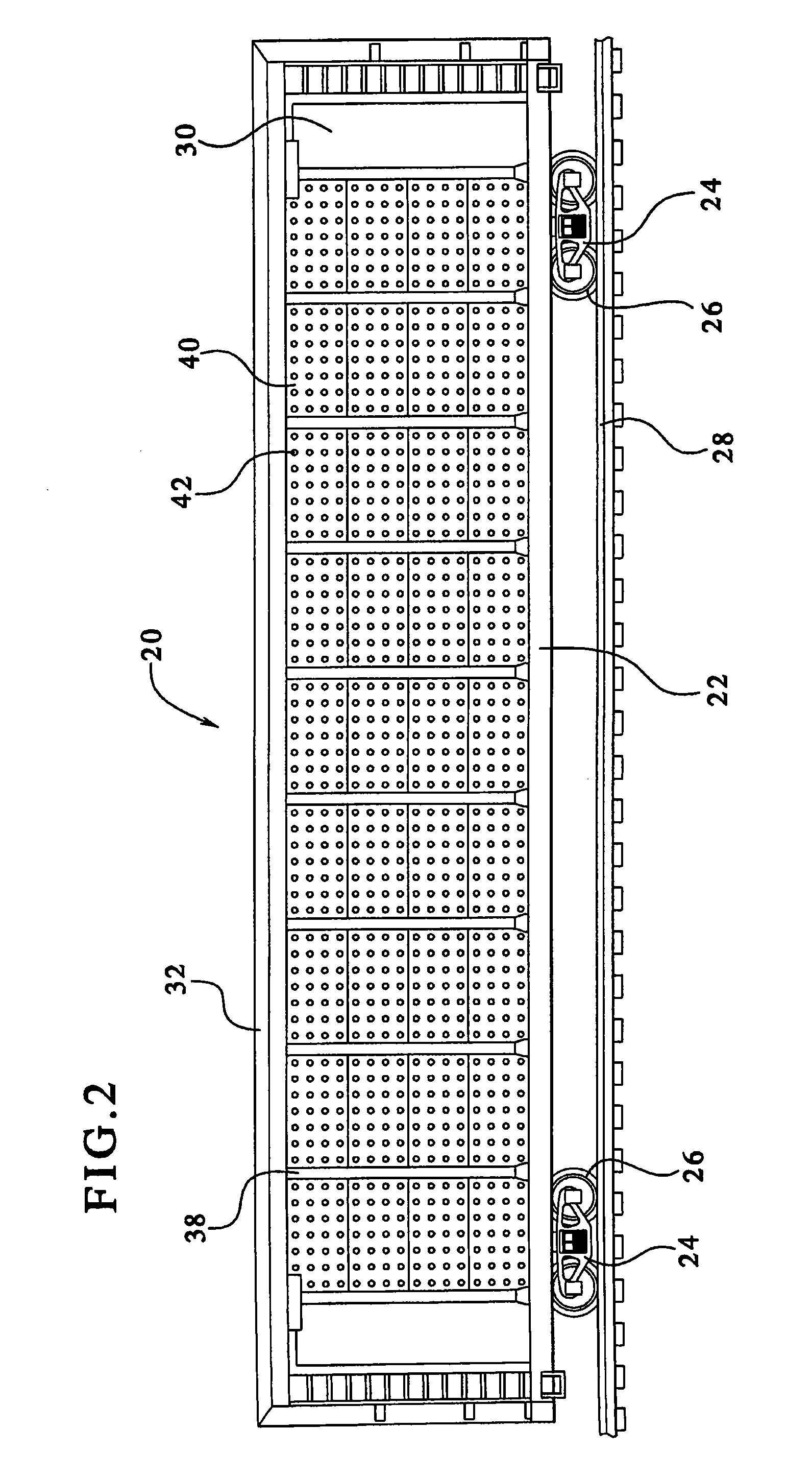 Freight railroad car reflector