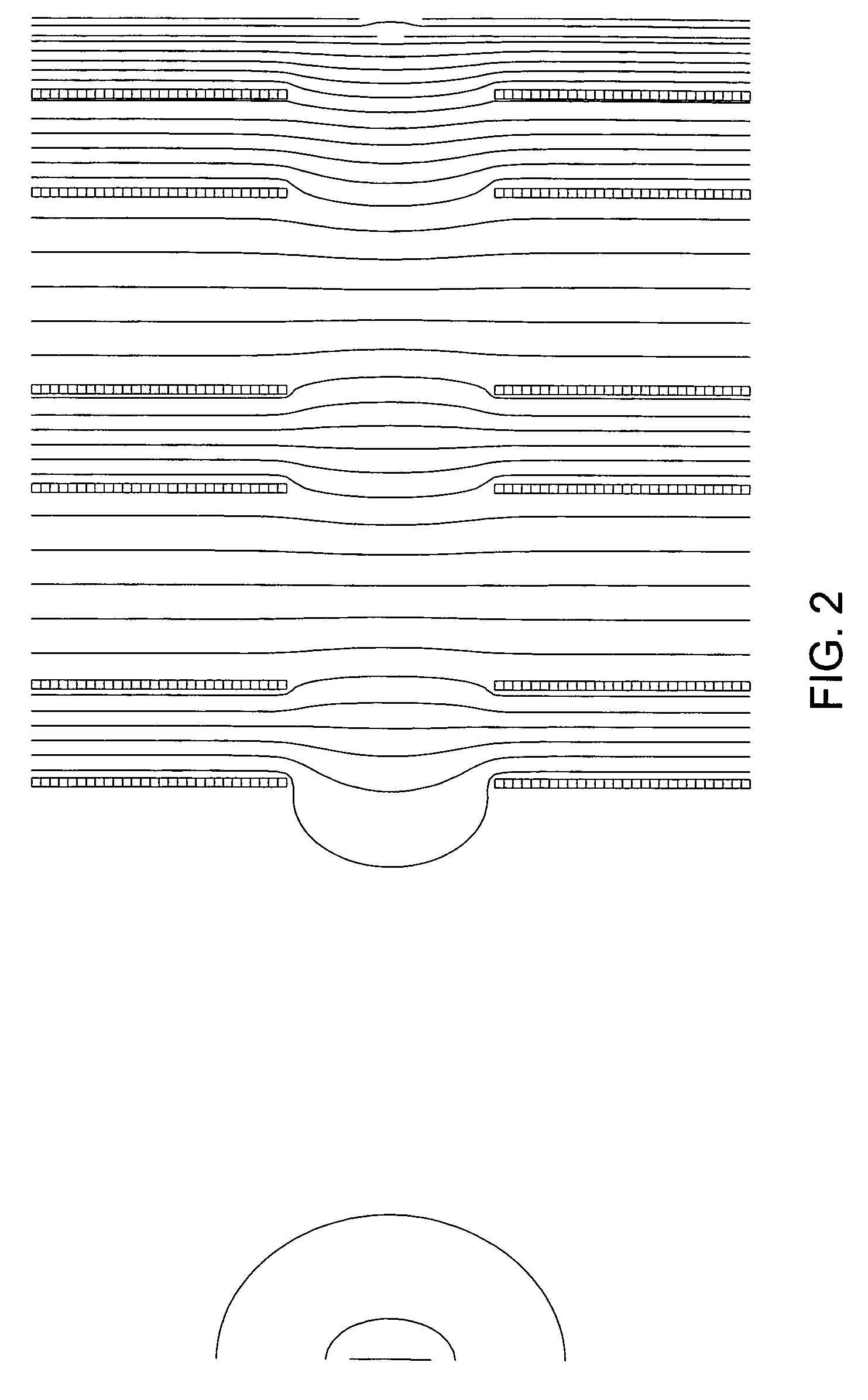 Ion mobility TOF/MALDI/MS using drift cell alternating high and low electrical field regions