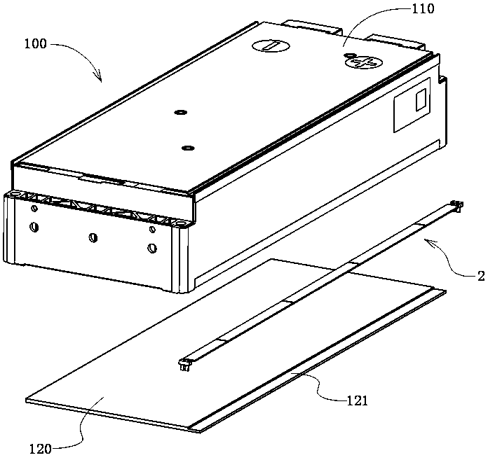 Liquid leakage detection device and battery module and battery pack thereof