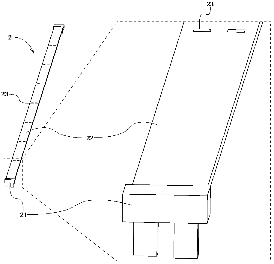 Liquid leakage detection device and battery module and battery pack thereof