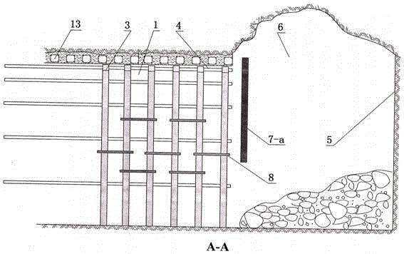 Method for treating landslide of tunneling working face with pipe penetration combined lagging jacks