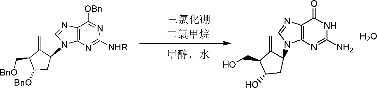 Improved method for preparing entecavir