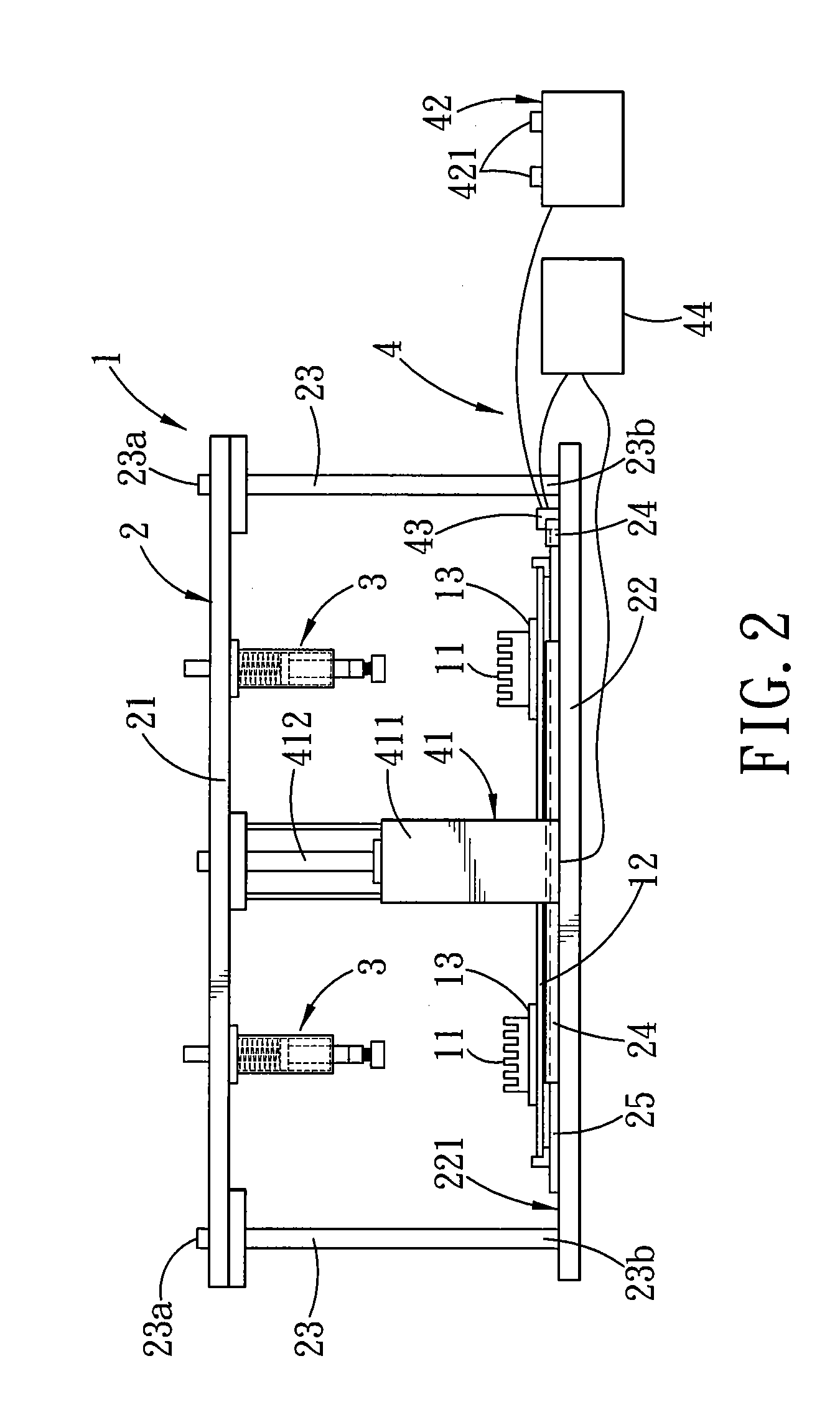 Pressing apparatus for pressing heat sinks on a circuit board and pressing tool thereof