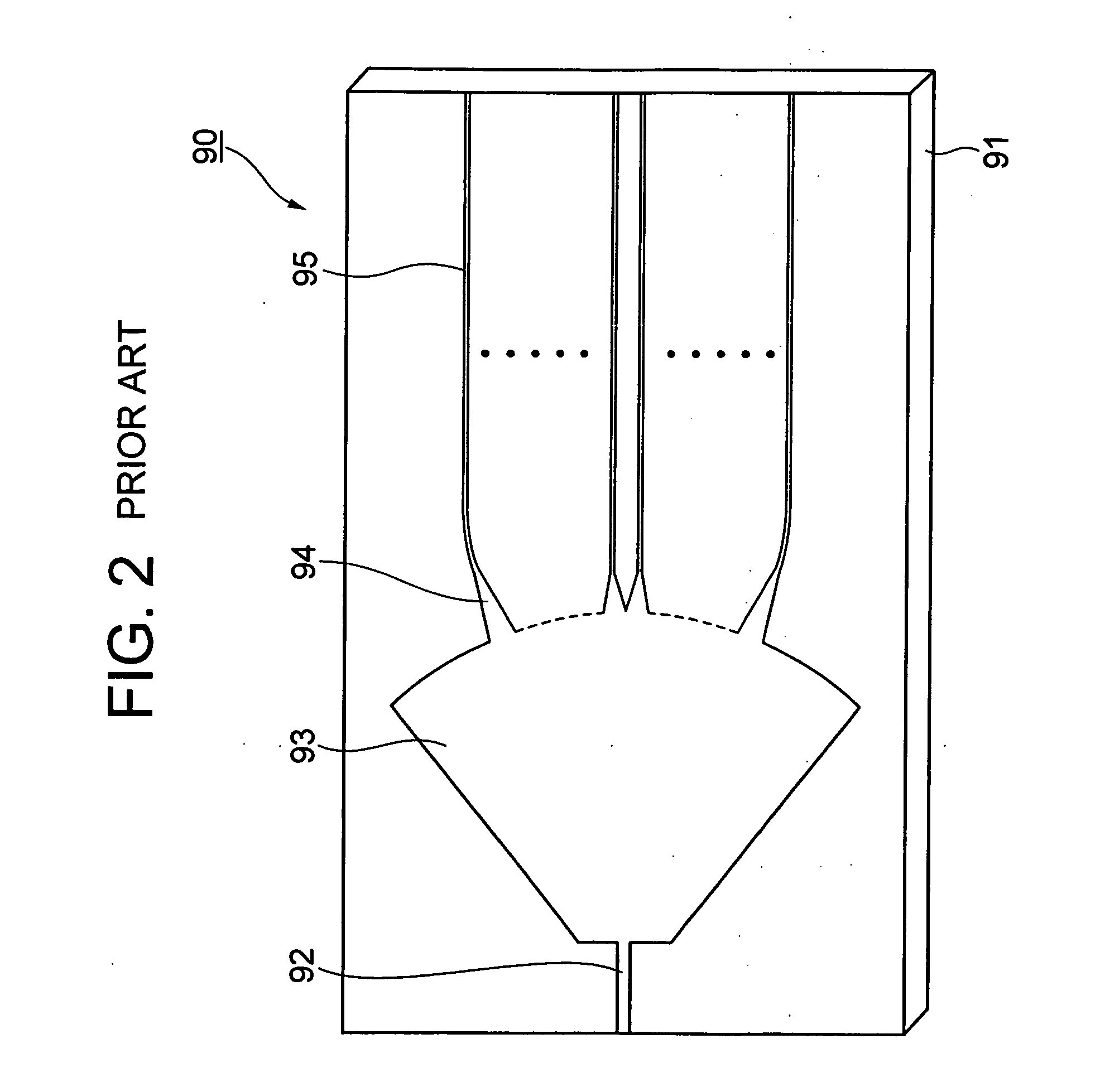 Waveguide-type optical splitter and waveguide-type optical module having the same