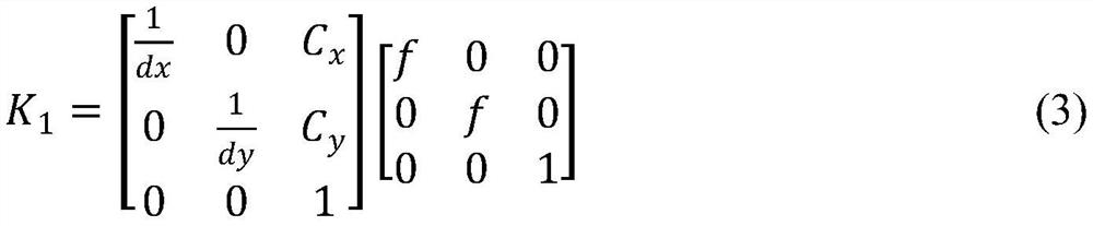 Aerial image geometric correction method based on attitude information of unmanned aerial vehicle