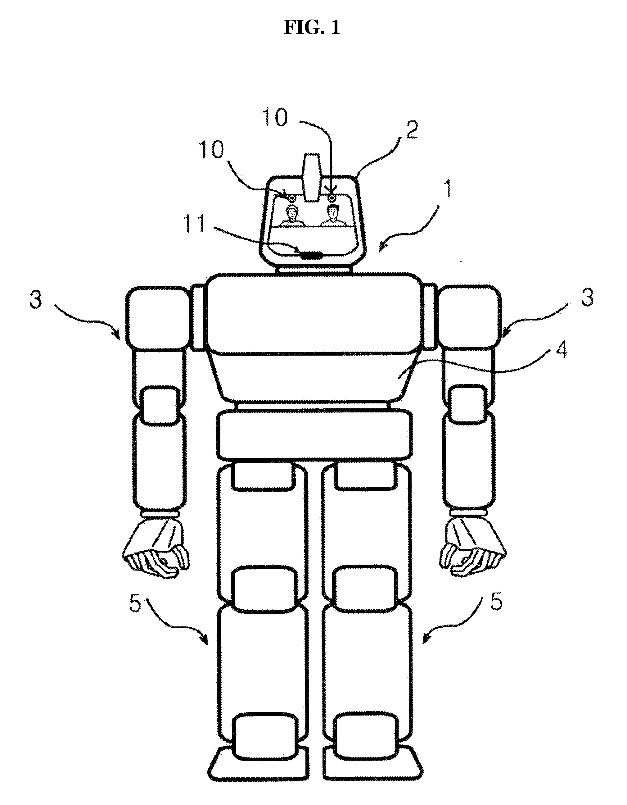 Large rideable bipedal walking robot for use as an amusement park ride and amusement park system using the same