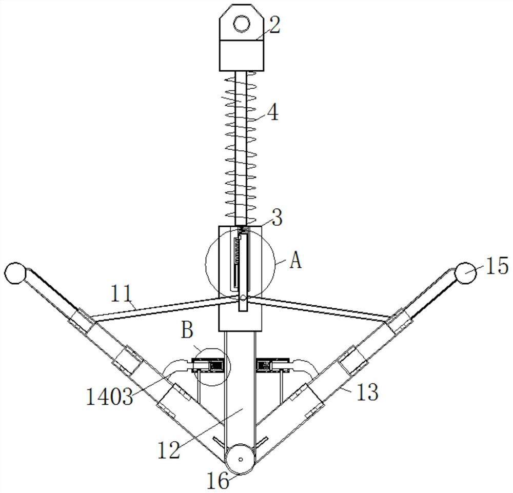 A hook for protecting fish mouth with reverse clamping principle