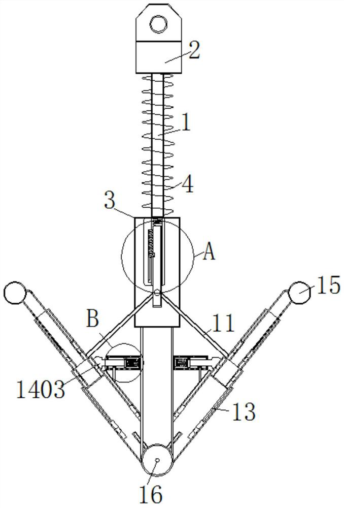 A hook for protecting fish mouth with reverse clamping principle