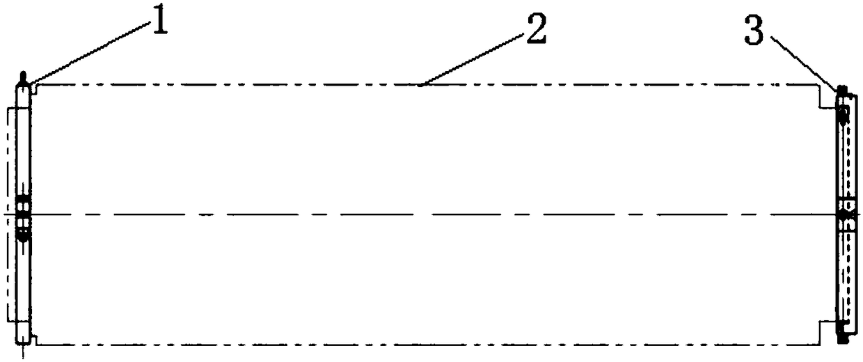 Processing method for cylindrical turning of arc plate assembly