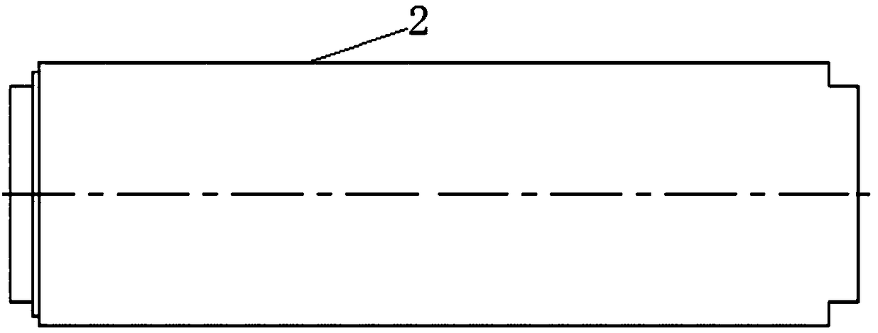 Processing method for cylindrical turning of arc plate assembly