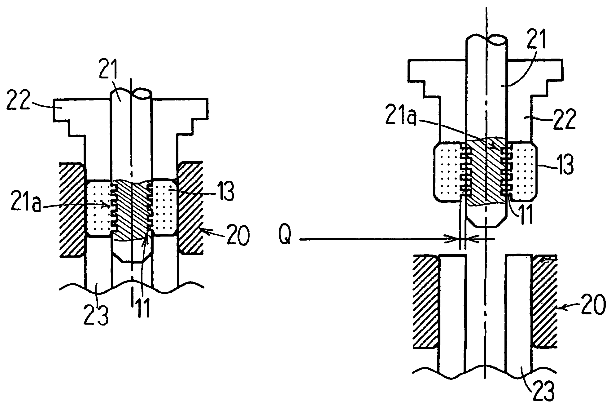 Hydrodynamic type porous oil-impregnated bearing