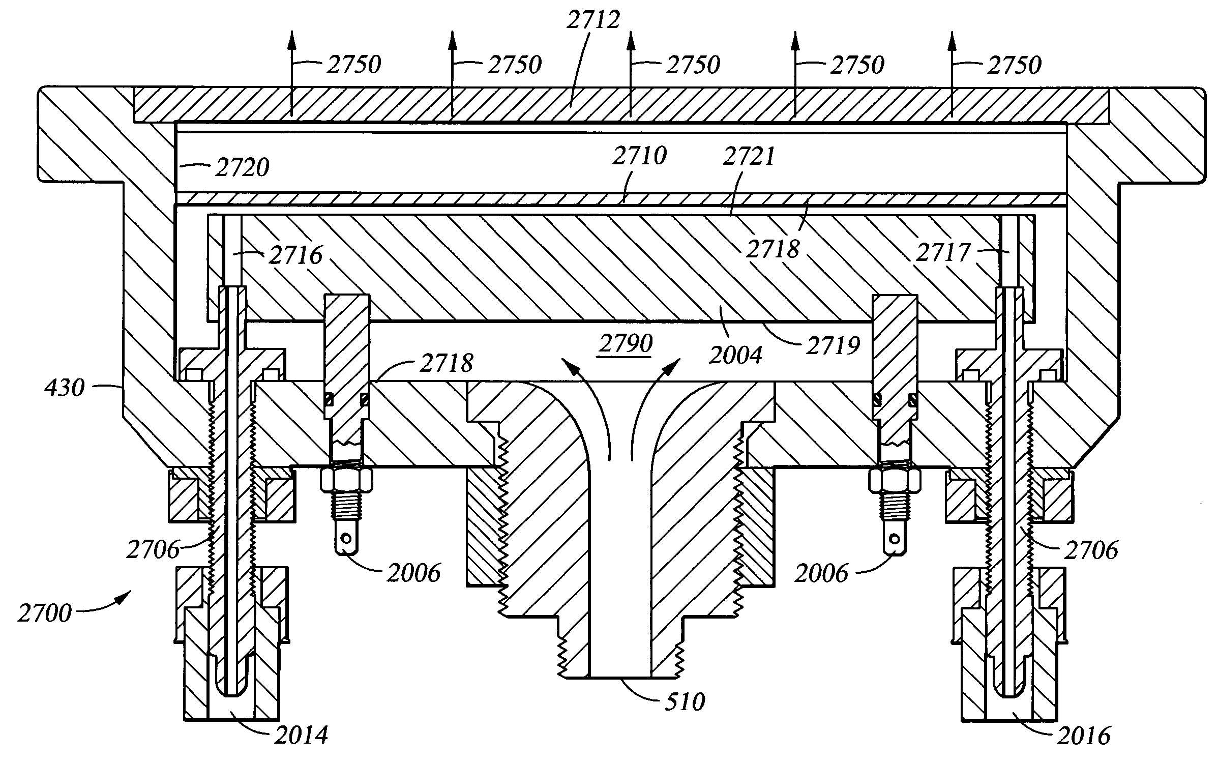 Flow diffuser to be used in electro-chemical plating system