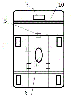 Multifunctional special hospital bed for cardiology department