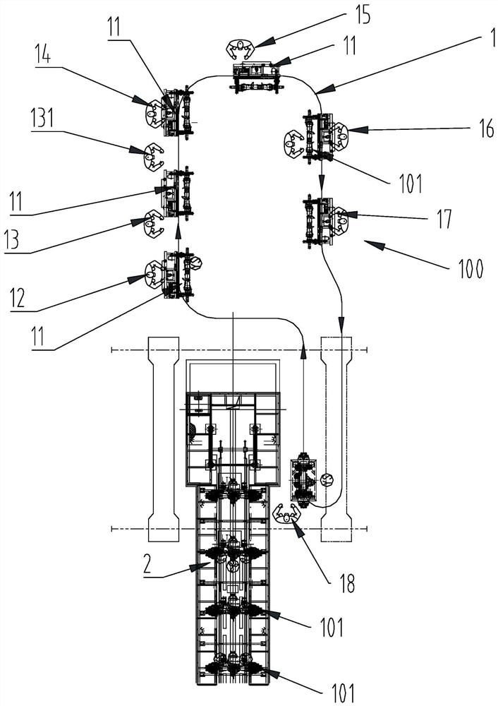 Axle assembly line