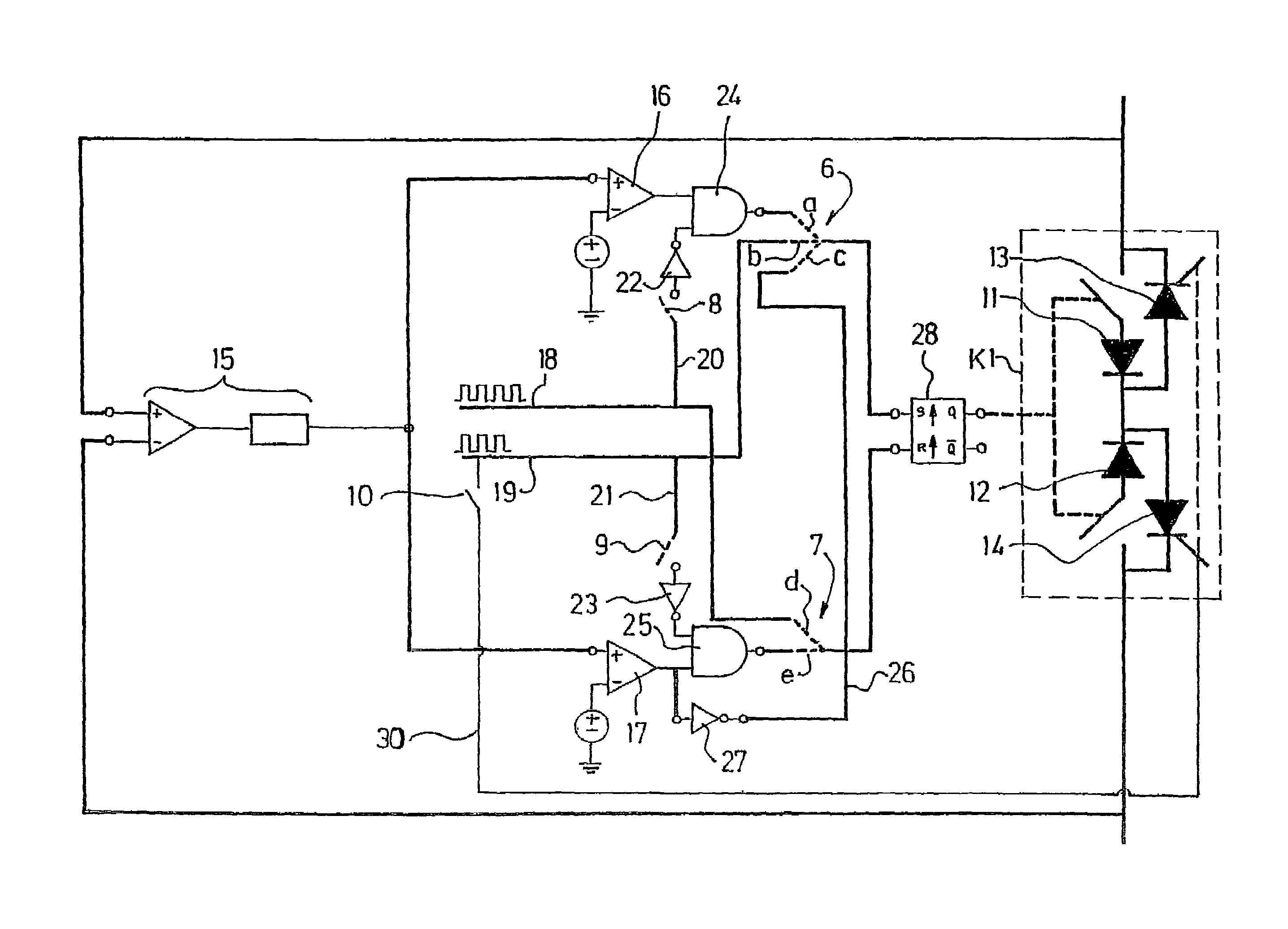 Static electric power converter for modulating electric power exchanged between at least a voltage source and a current source