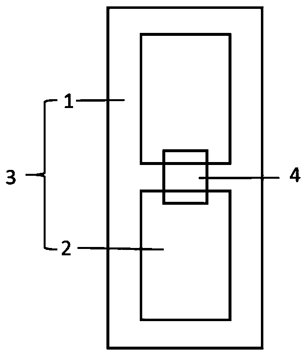 Method for manufacturing normal-mode spiral dipole electronic tag yarn