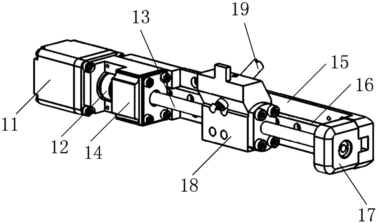 High-precision swing mirror follow-up mechanism