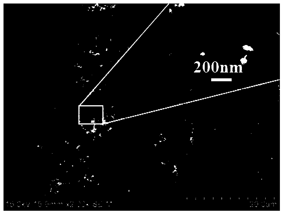 Preparation method for on-thread and continuously growing carbon nanotubes on surface of carbon fiber