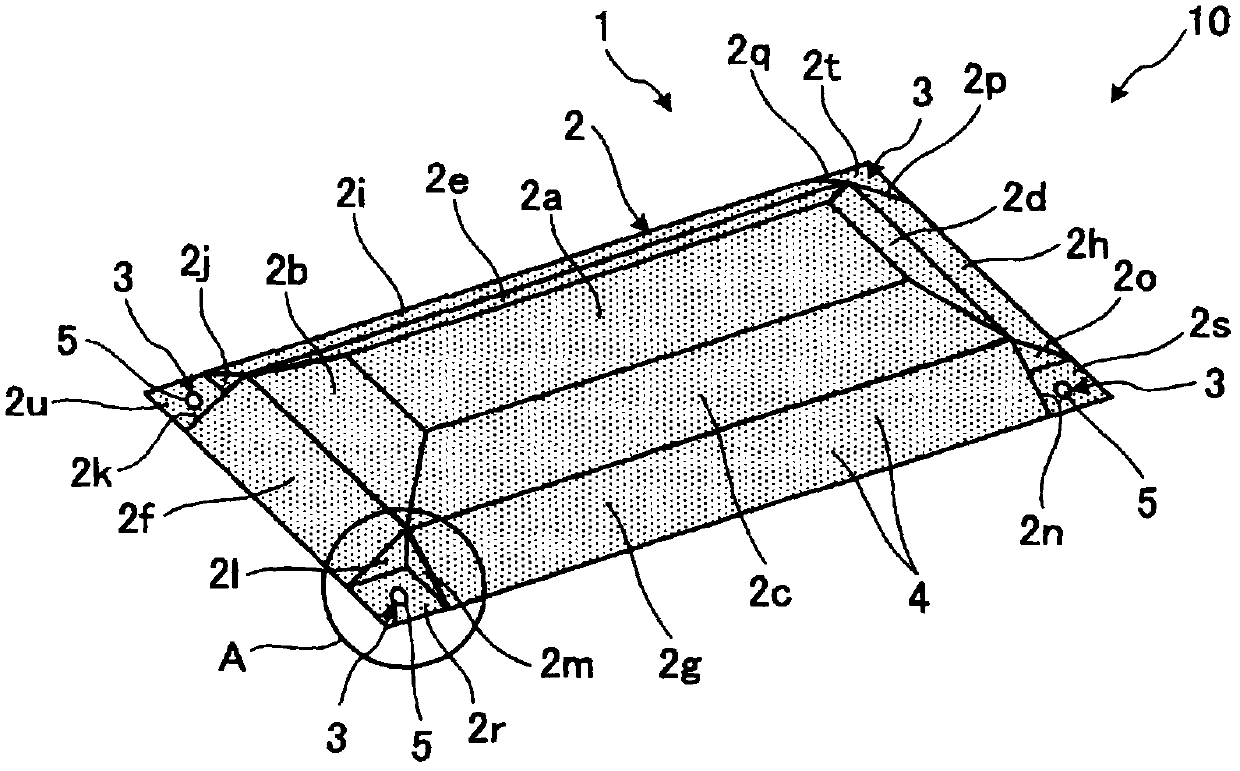 Sound shielding structure and sound shielding cover