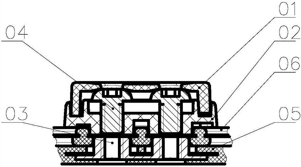 Lock catch structure and magnetic lock