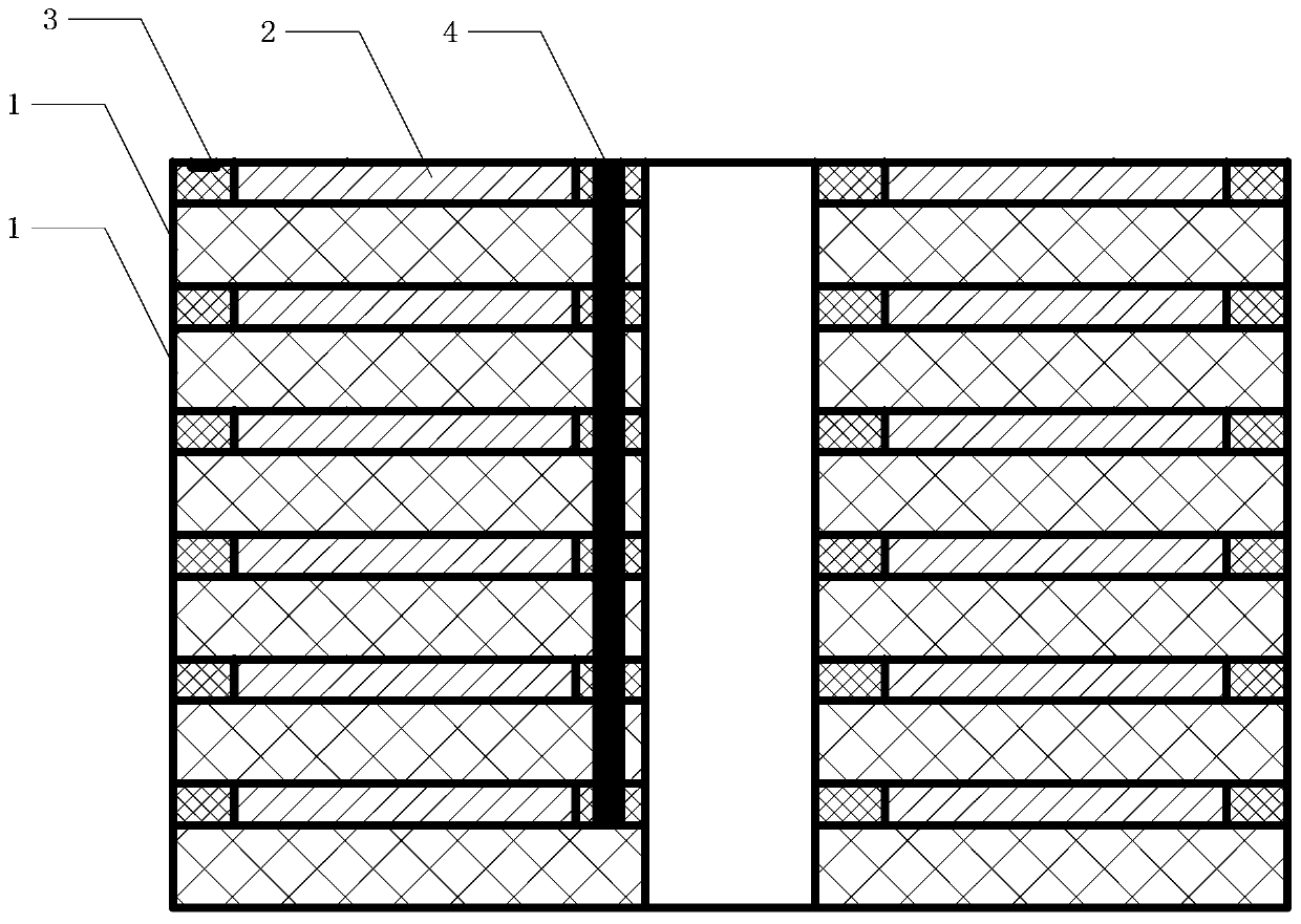 Ceramic sensitive core based on high temperature co-sintering and preparation method thereof