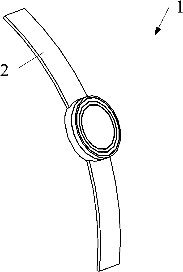 Watch type mobile phone changing over time