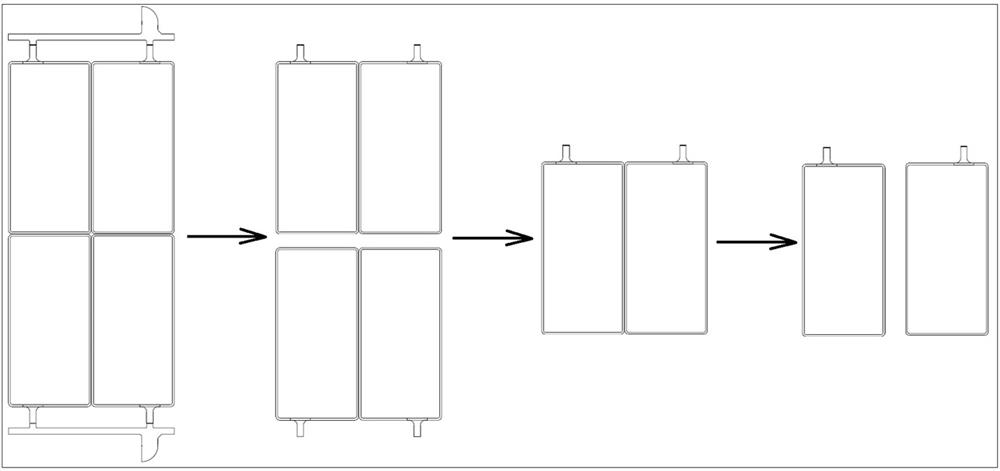 Processing method of cast polar plate in lead-acid storage battery