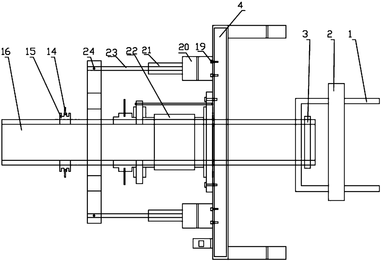 Tensile force stroke compensating device