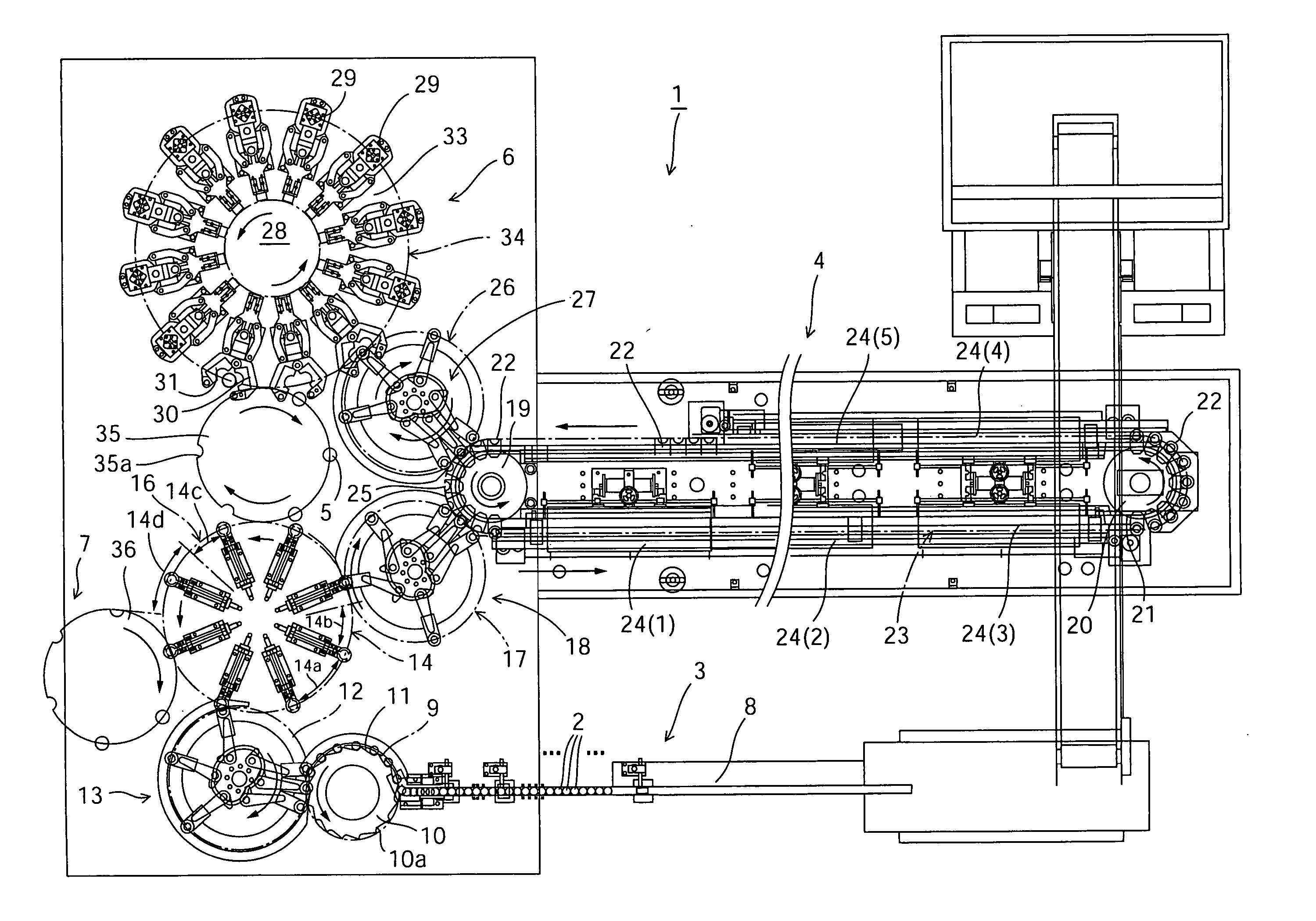 Blow-forming machine