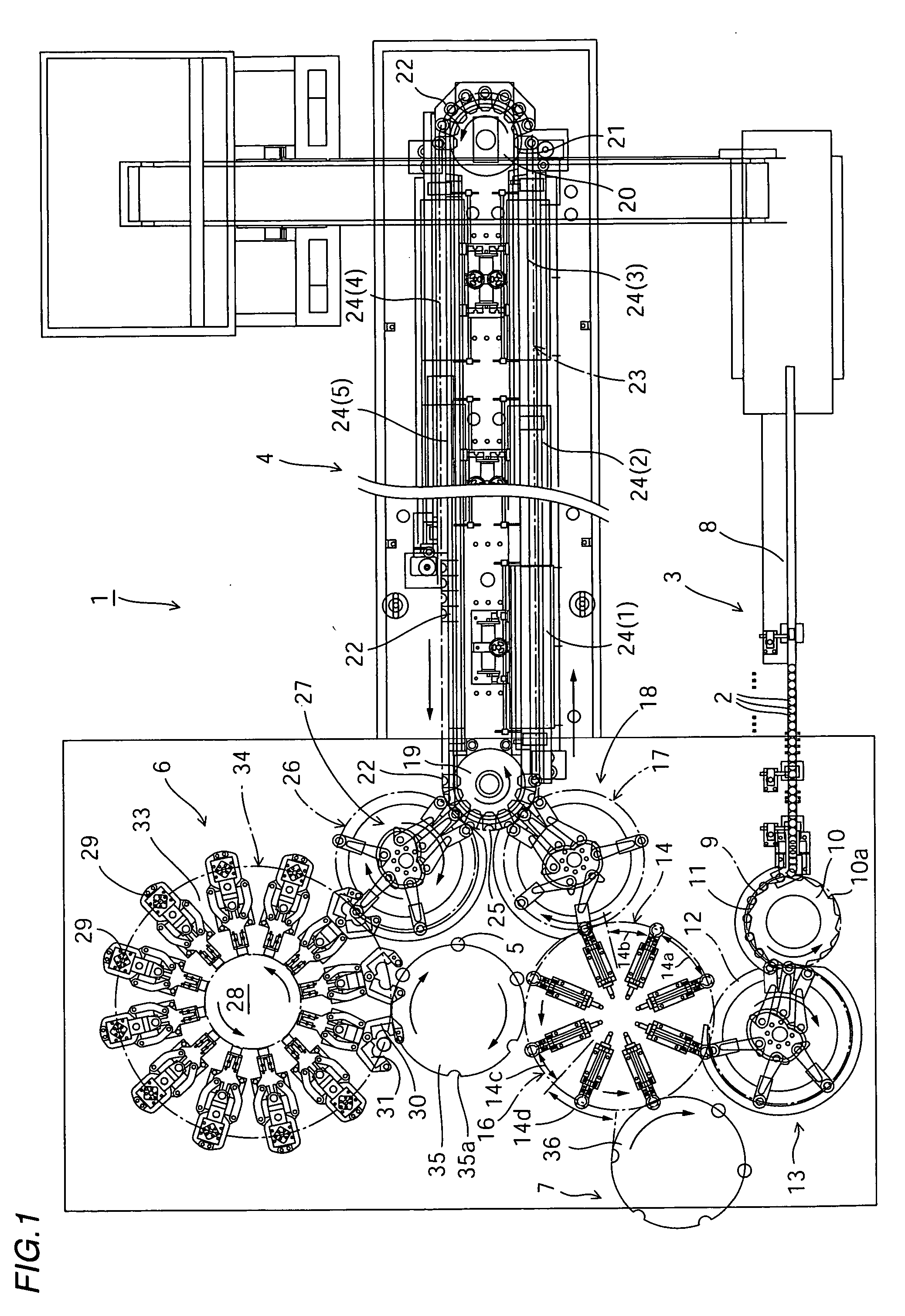 Blow-forming machine