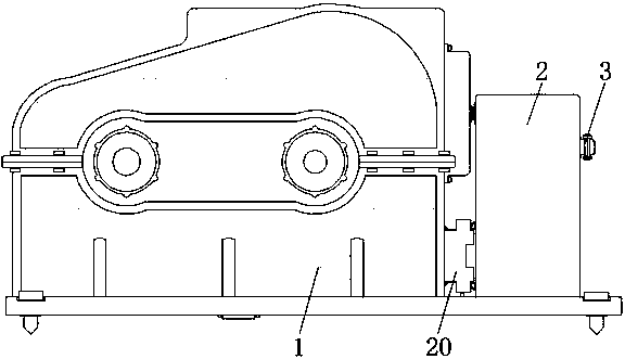 Speed reducer lubricating oil automatic adding mechanism with addition amount convenient to control