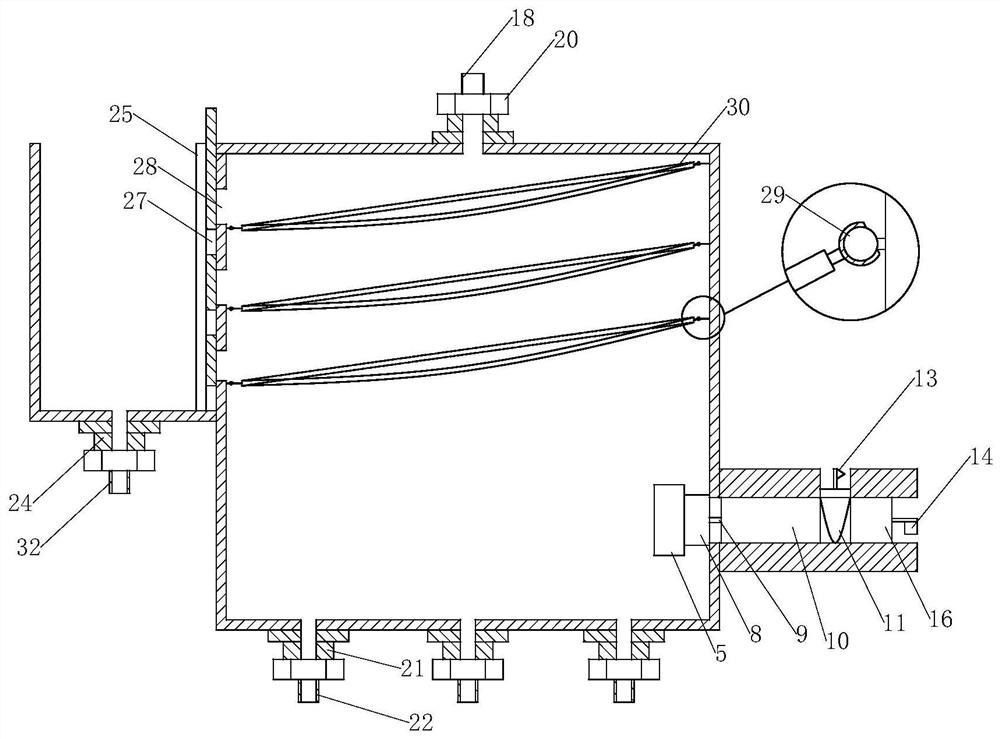 Pressure reminding four-way pipe joint