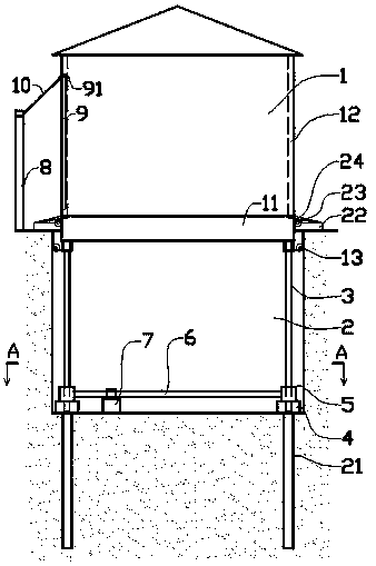 subsidence windproof building