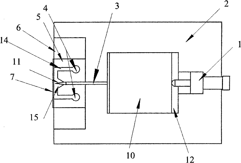 Point-plane electrode system and method for micro-fluid drive by using the system