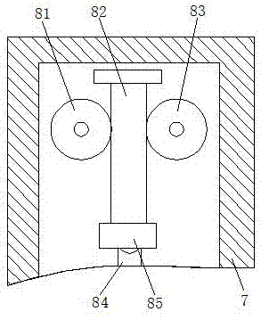 Adjustable glass edging device