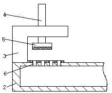 Adjustable glass edging device