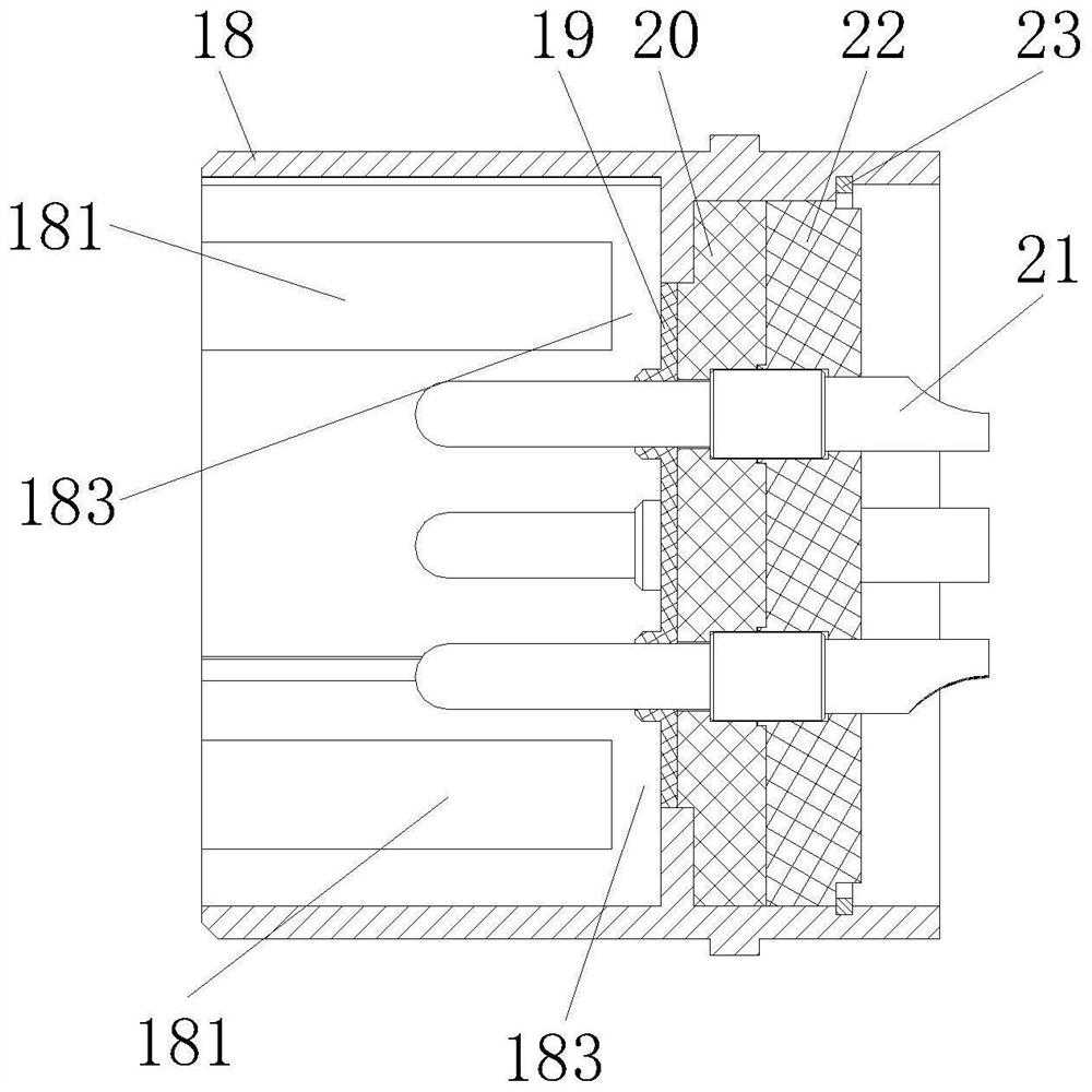 Ratchet push-pull self-locking electric connector