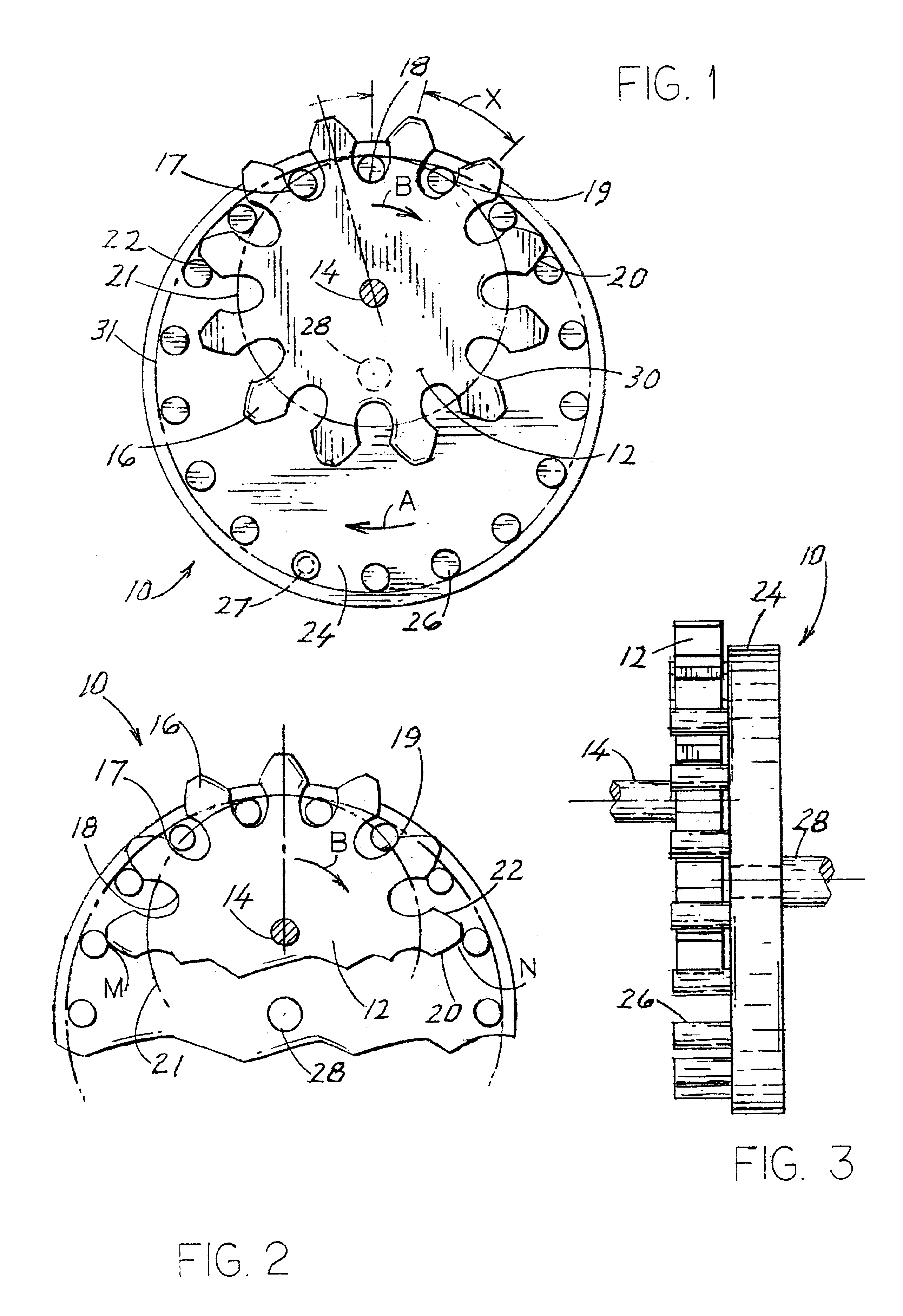 Roller cam assembly