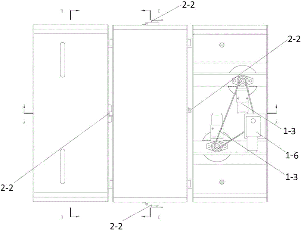 Modular stair sweeper and operation method thereof