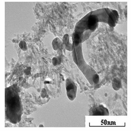 Preparation and using method of Ag@AgI/AgBr modified TiO2 nanometer tube photochemical catalyst