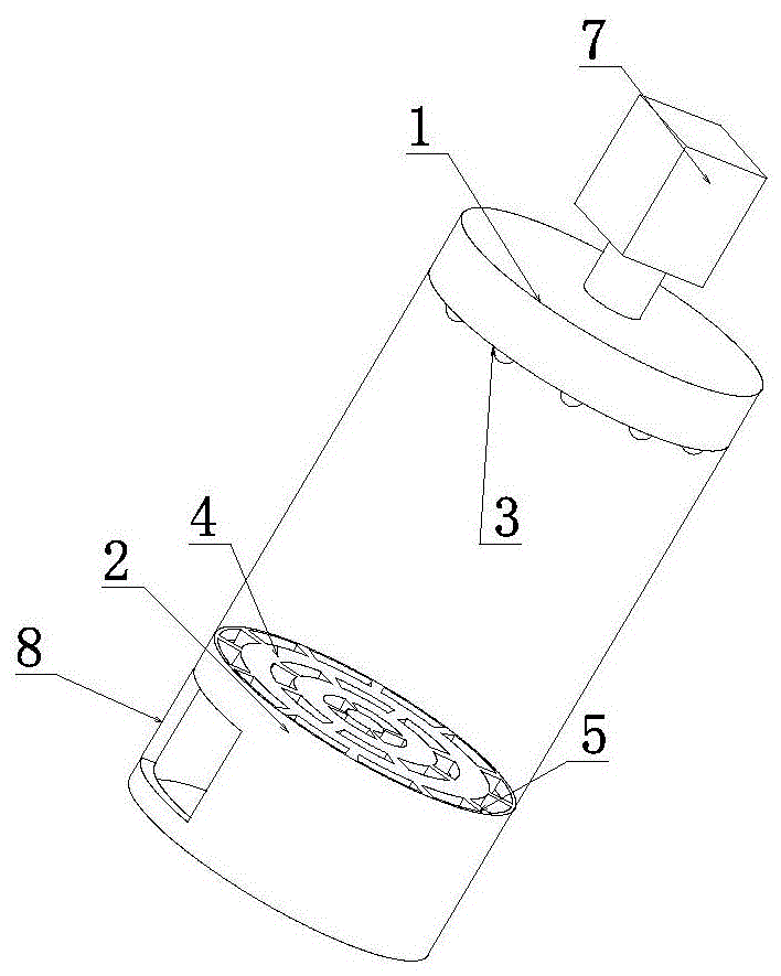 An extraction tank filtrate device