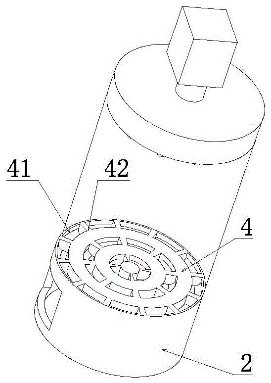 An extraction tank filtrate device