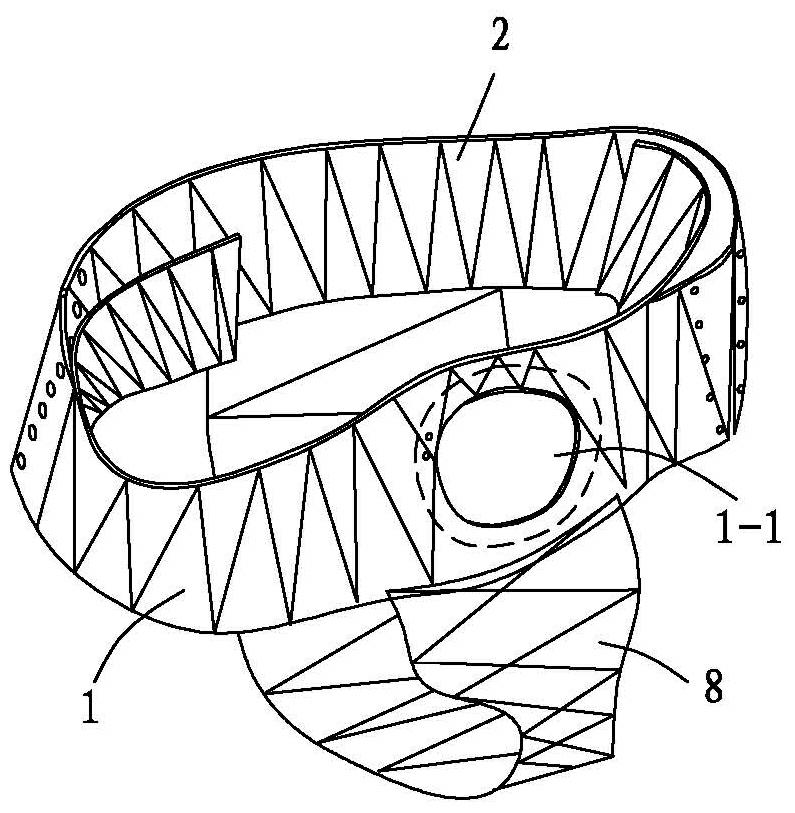 Enterostomy abdominal belt