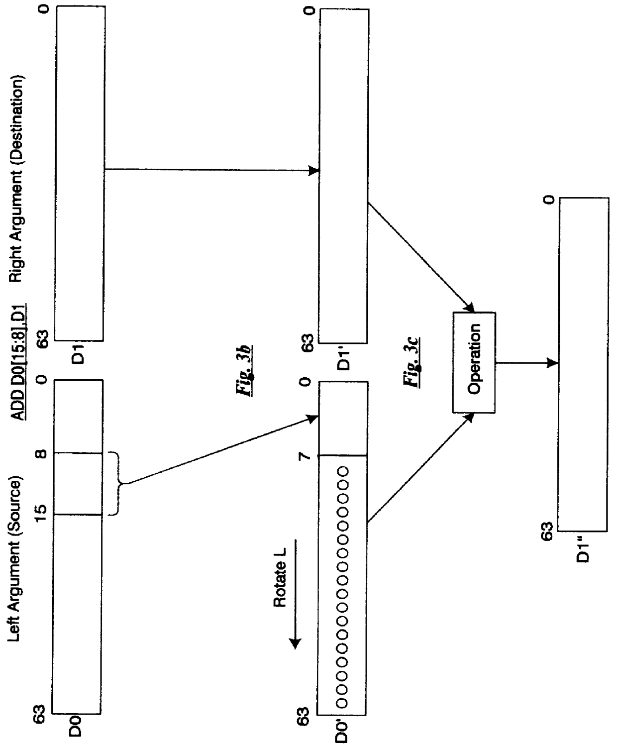 Method and apparatus for manipulation of bit fields directly in a memory source